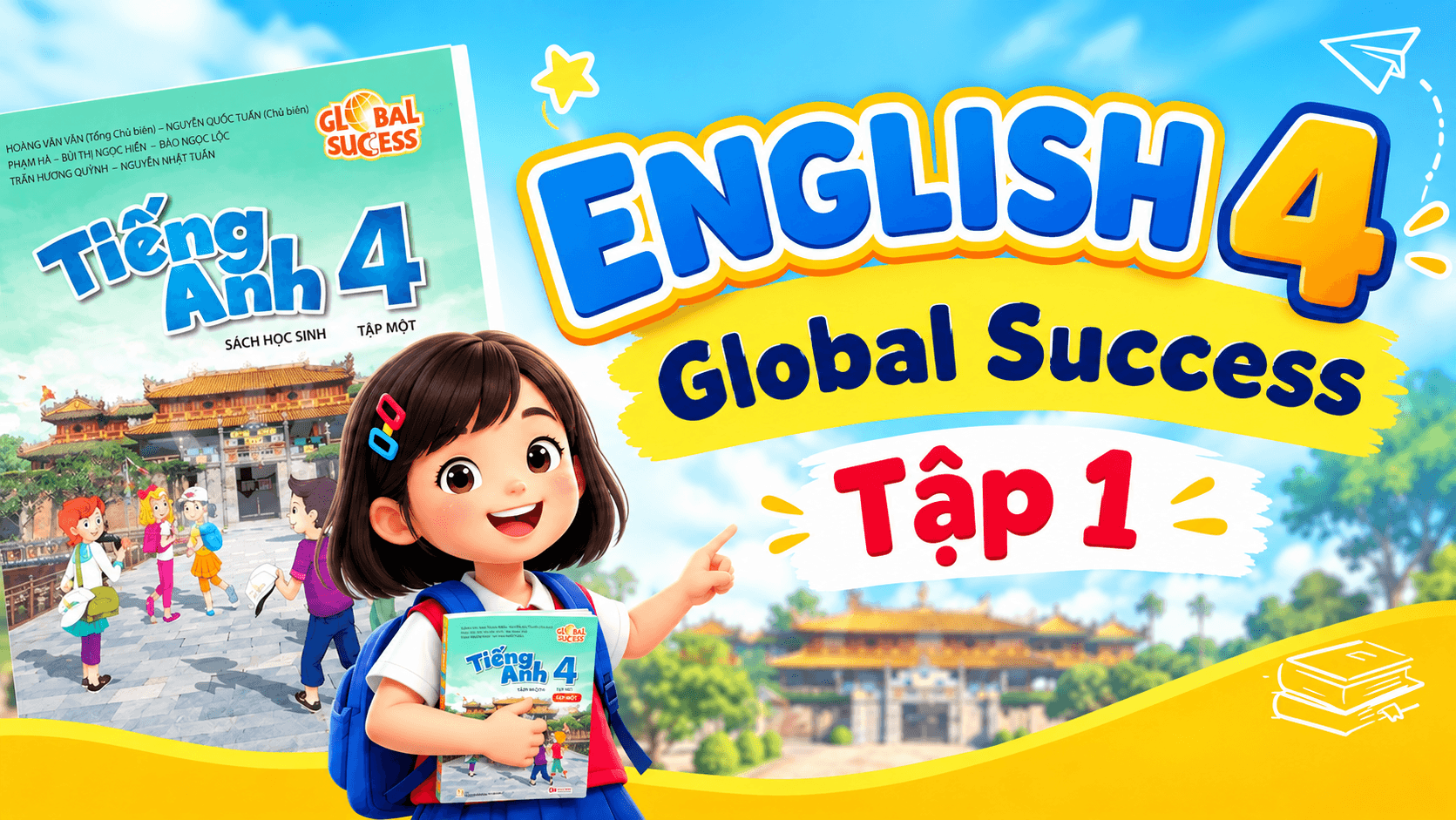 Minh họa bài giảng English 4 Global Success, Tập 1